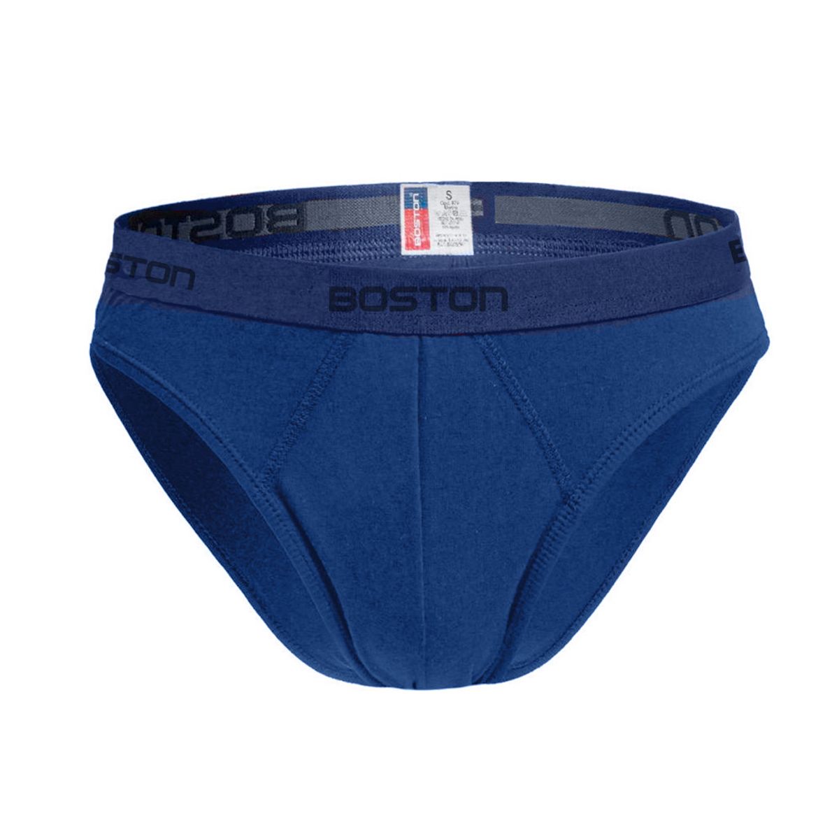 BOSTON - Pack x4 Trusas Boston Hombre Bikini Azulino