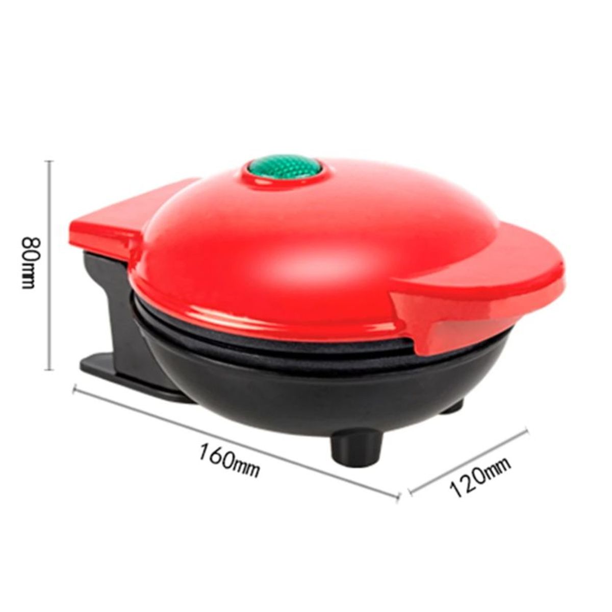 OEM - Mini Wafflera Eléctrica Antiadherente - Circular