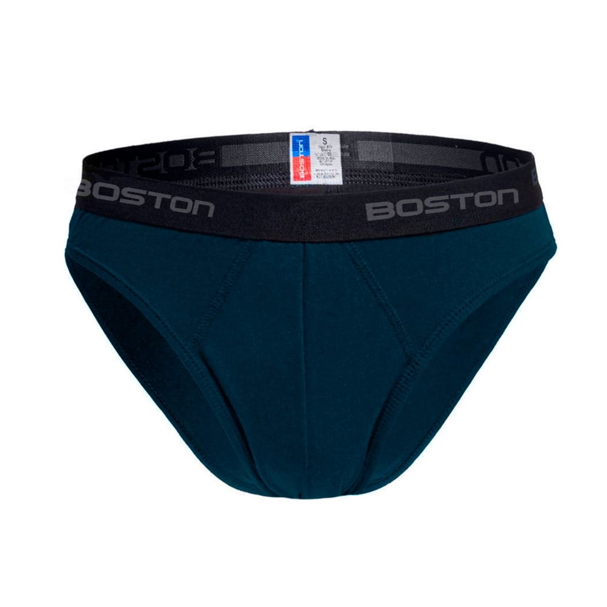BOSTON - Pack x4 Trusas Boston Hombre Bikini  Azul Acero