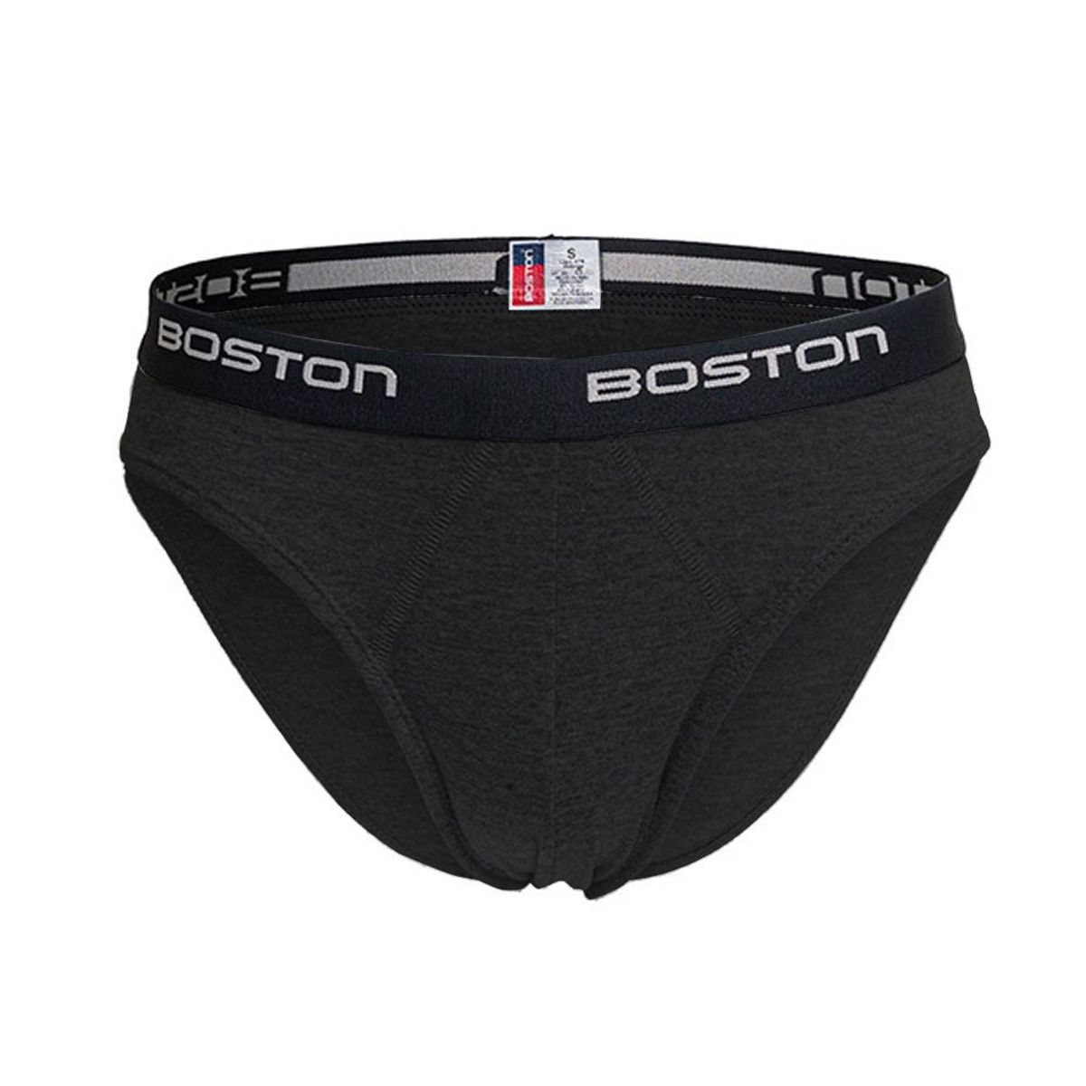 BOSTON - Pack x4 Trusas Boston Hombre Bikini Plomo Oscuro