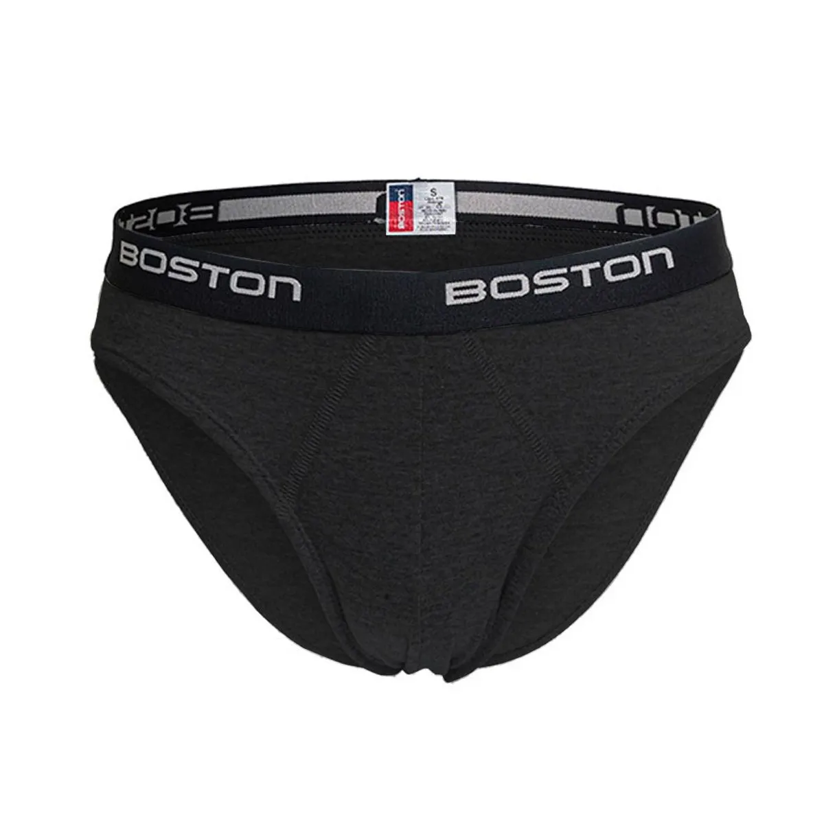 BOSTON - Pack x4 Trusas Boston Hombre Bikini Plomo Oscuro
