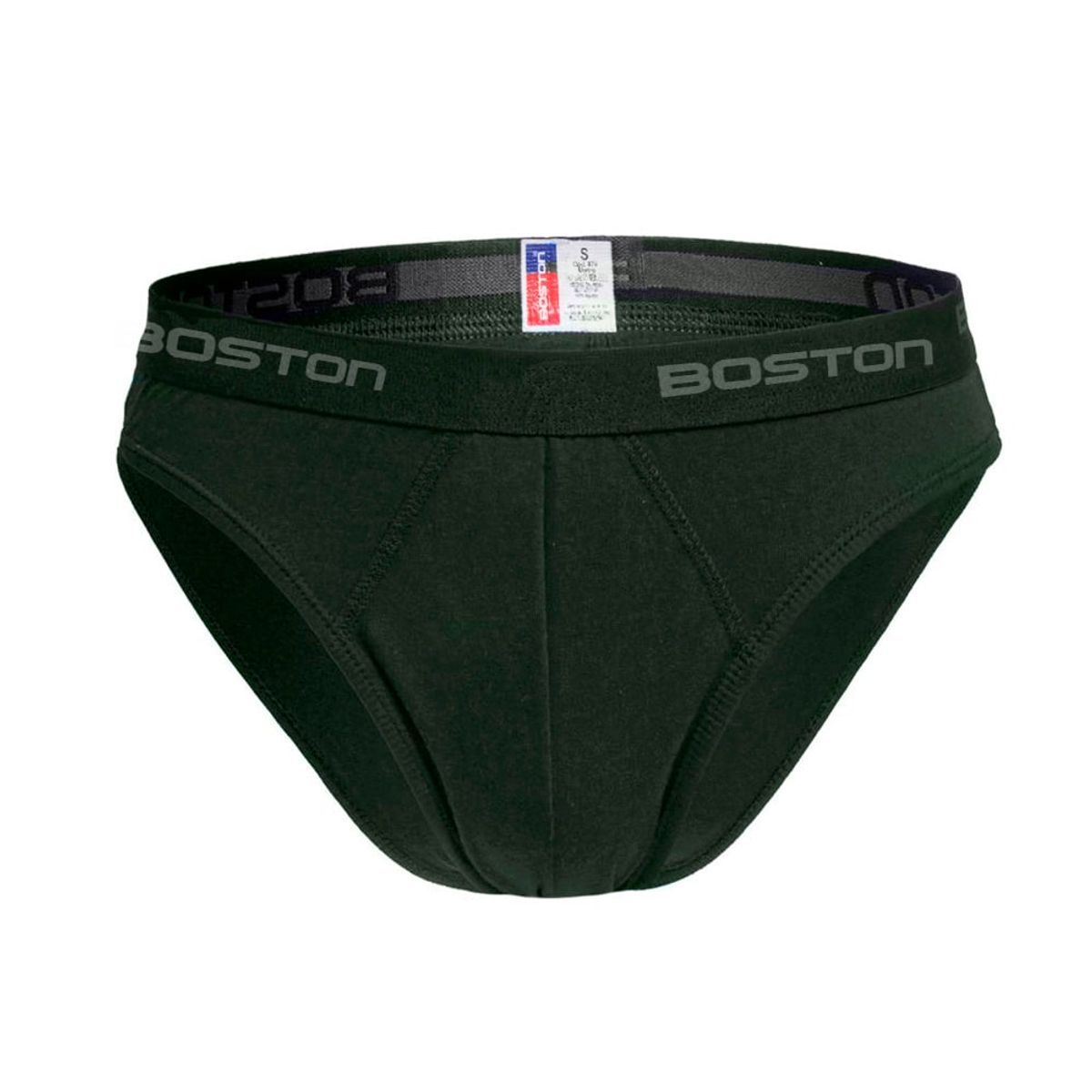 BOSTON - Pack x4 Trusas Boston Hombre Bikini Verde Petróleo