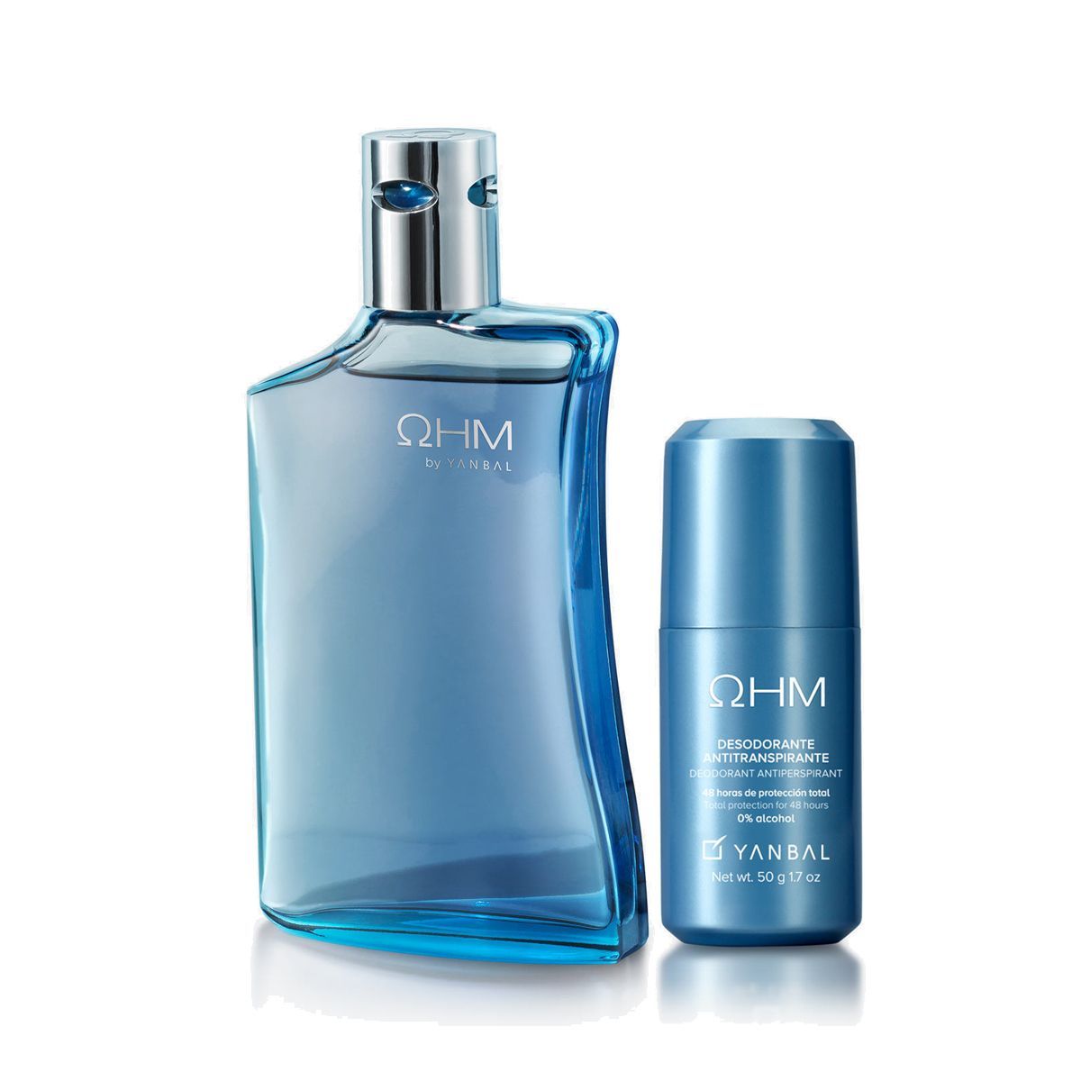 YANBAL - OHM Perfume de Hombre con Deo Roll on Yanbal