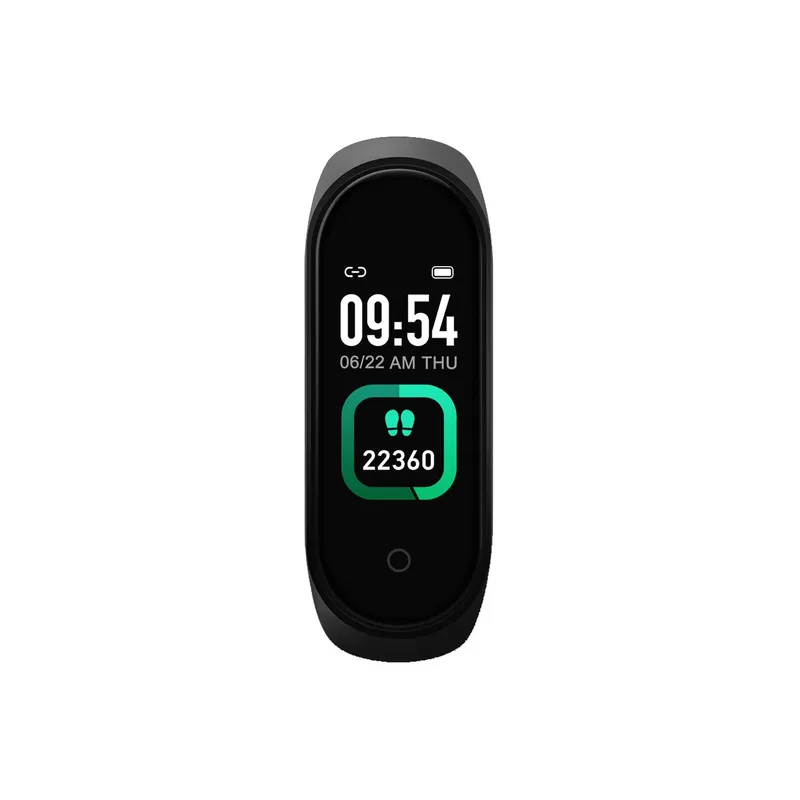 GENERICO - Pulsera deportiva M4 Smartband reloj Monitor ritmo cardíaco rastrea