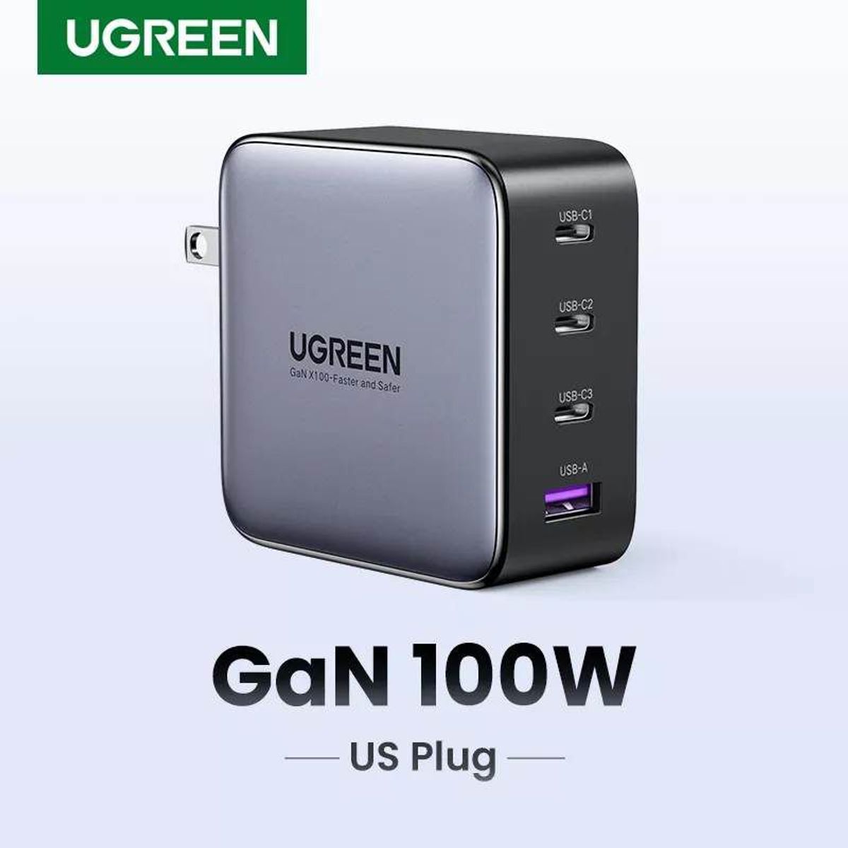 UGREEN - Cargador GAN 100w US UGREEN para Macbook Cell