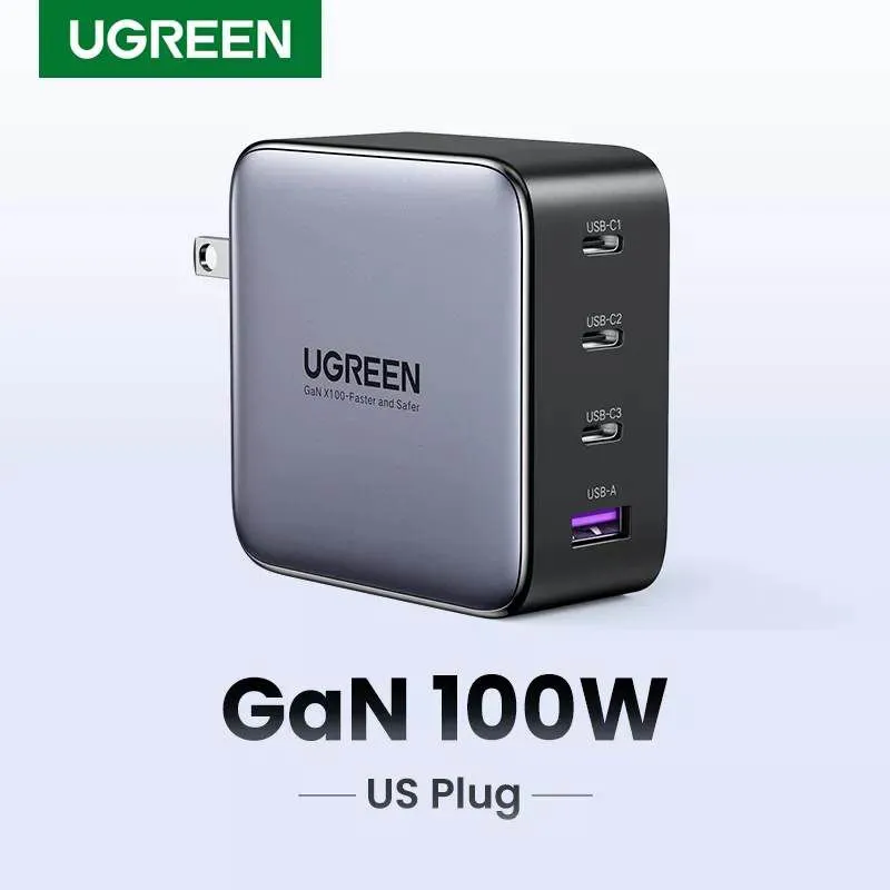 UGREEN - Cargador GAN 100w US UGREEN para Macbook Cell