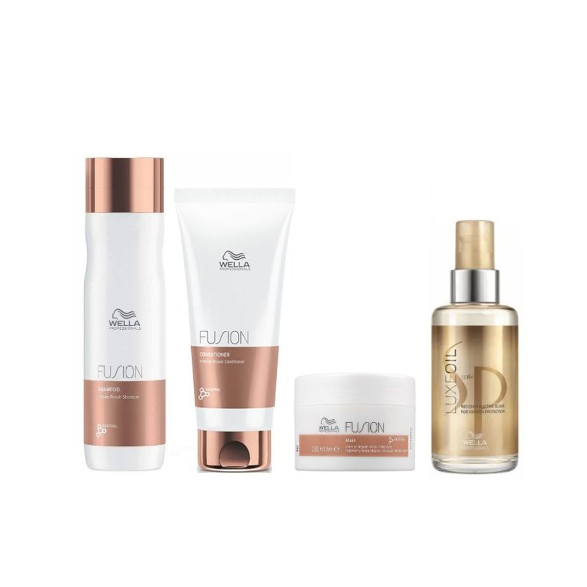 WELLA - Wella - Pack Fusion - Shampoo  Acondicionador  Mascarilla  Oil