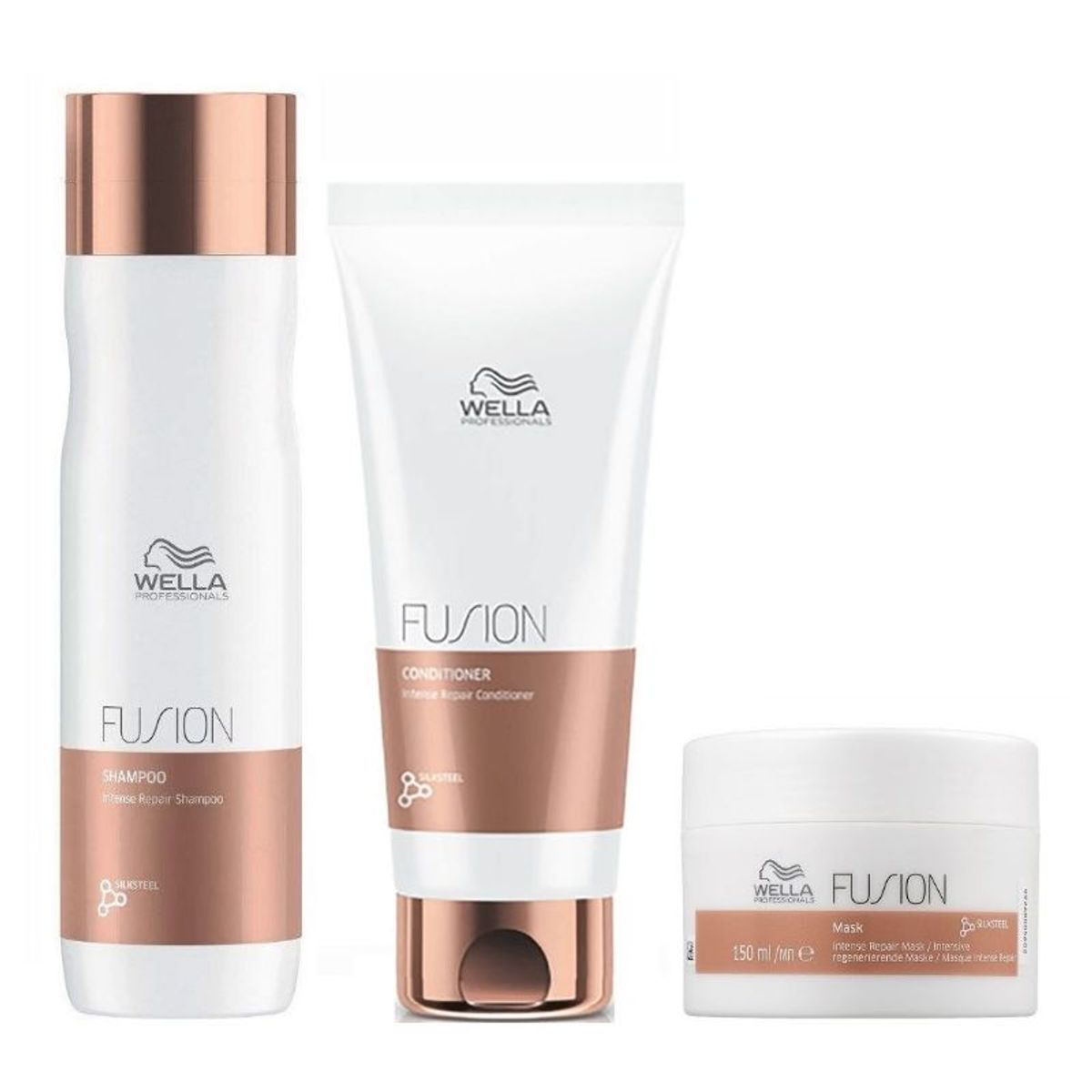 WELLA - Wella Pack Fusion - Shampoo  Acondicionador  Mascarilla