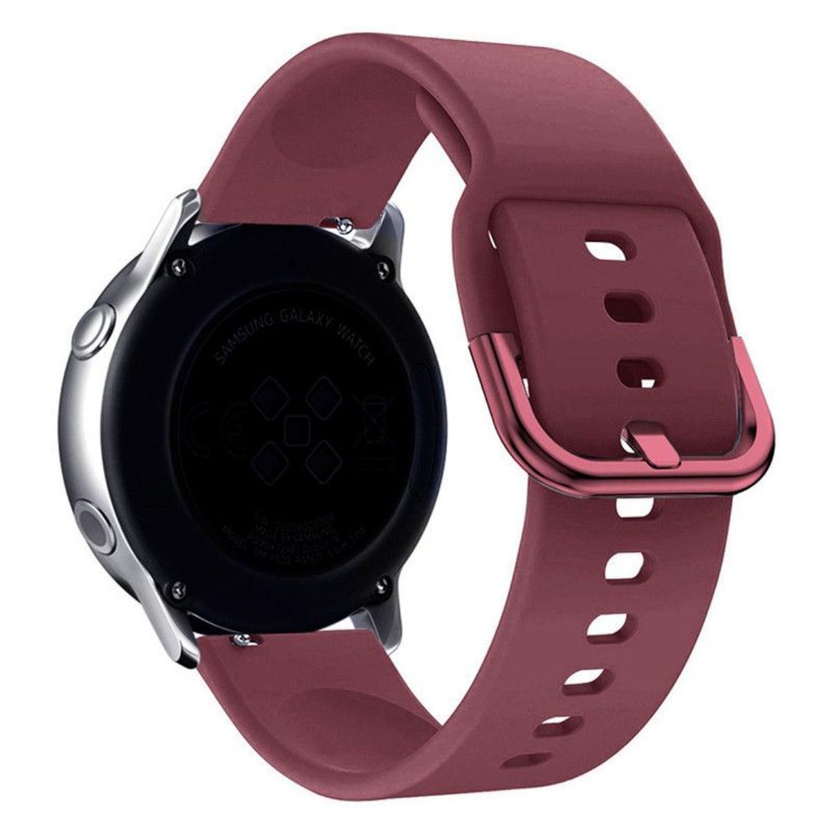 GENERICO - Correa Para Samsung Gear S2 Vino Rojo