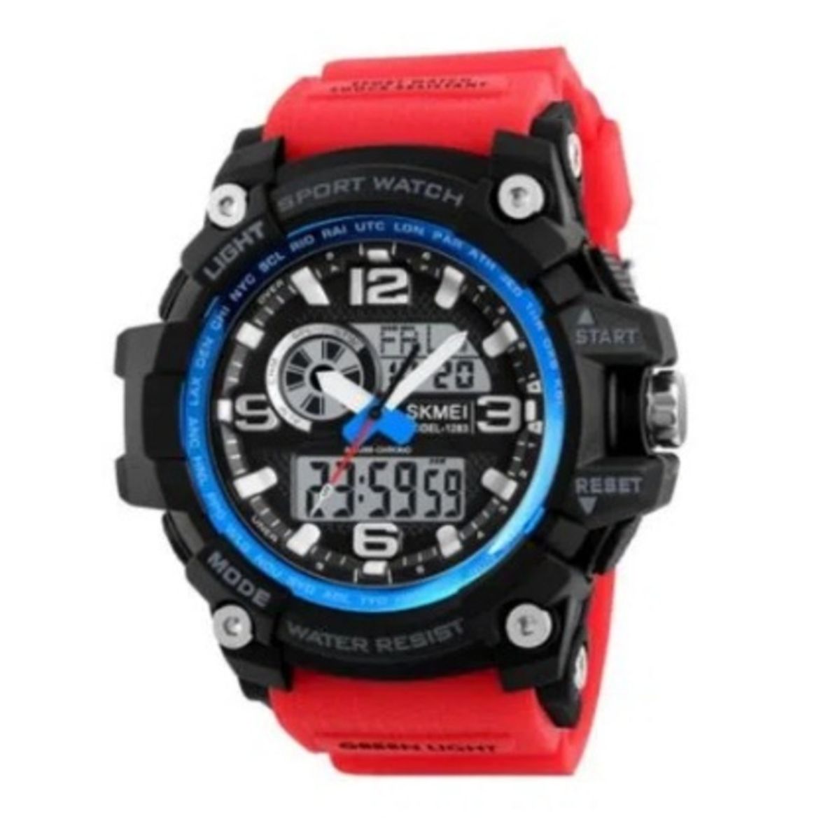 SKMEI - Reloj Skmei 1283 Dual Time Rojo