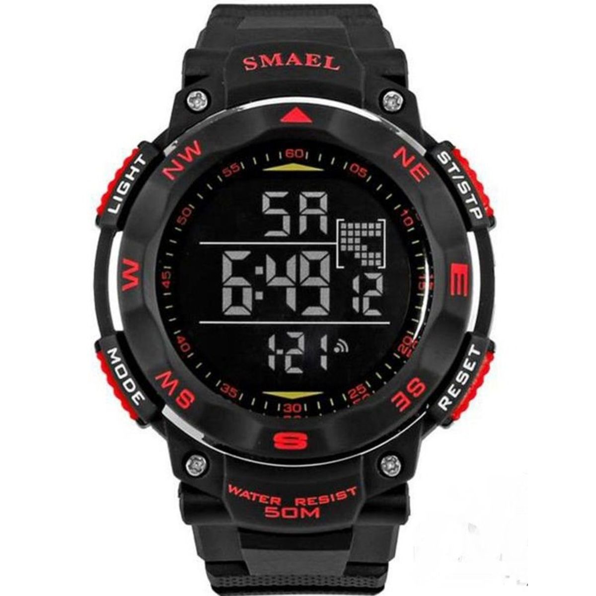 SMAEL - Reloj Digital SMAEL 1235 para adolescentes/hombres 50 M