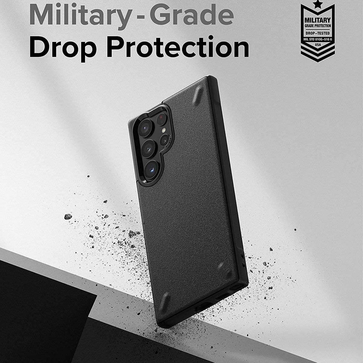 RINGKE - Case Ringke Onyx Galaxy S22 Ultra - Black - Importado USA