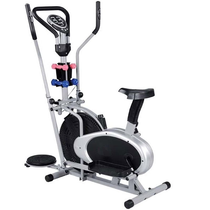 RISUTIMPORT - Bicicleta Elíptica Multifuncional Twist  Pesas Pantalla