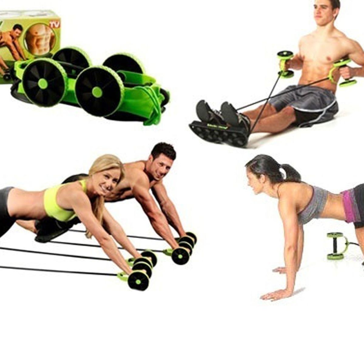 RISUTIMPORT - Rueda  Abdominal Roller + Ligas + Bolso