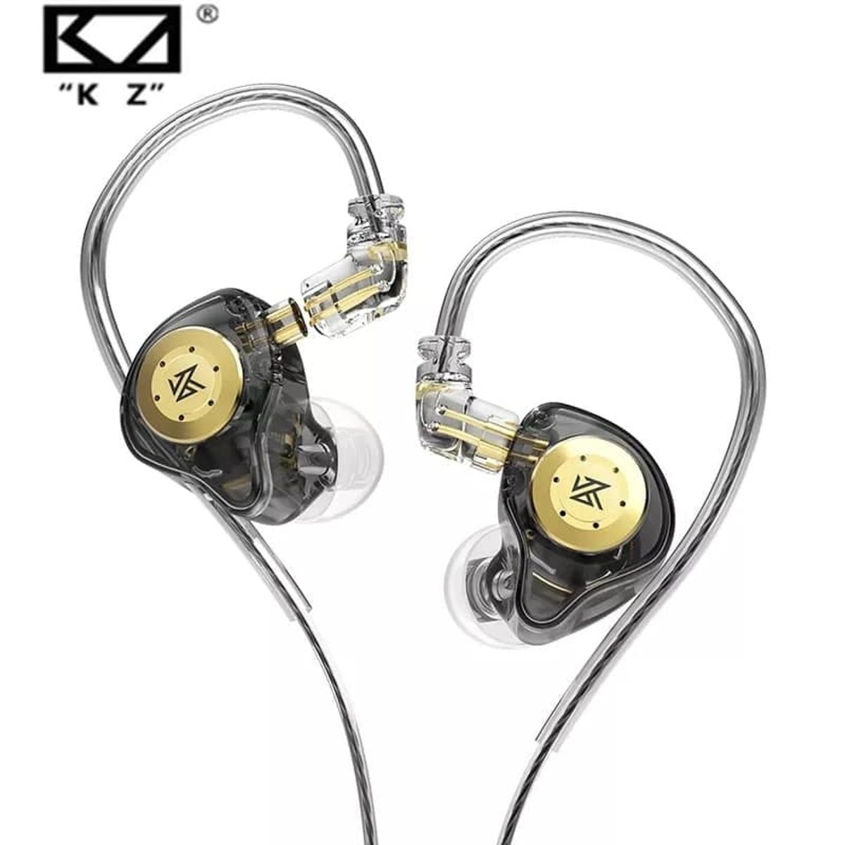 KZ - Audifono Kz Edx Pro Dual Magnetic HiFi con Mic Negro
