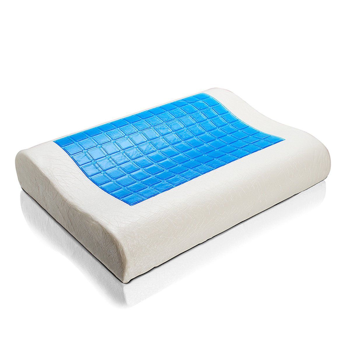 GENERICO - Almohada Cervical Gel Latex Memor Indeformable C Funda