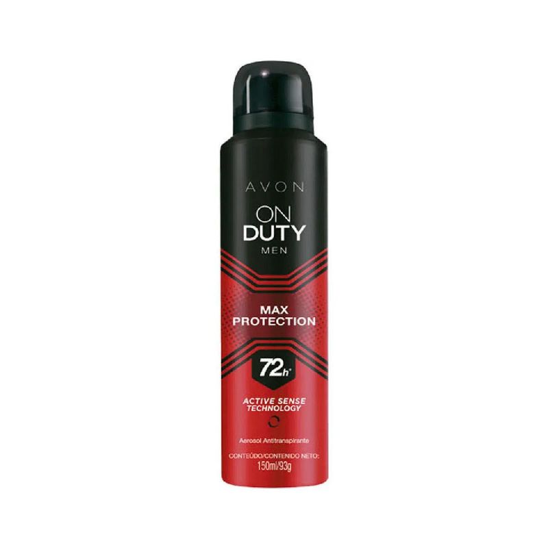 AVON - On Duty Desodorante Spray Protección 72h Hombre 150ml