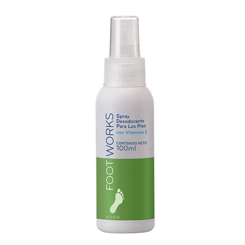 AVON - Desodorante Para Pies Spray Foot Works 100Ml