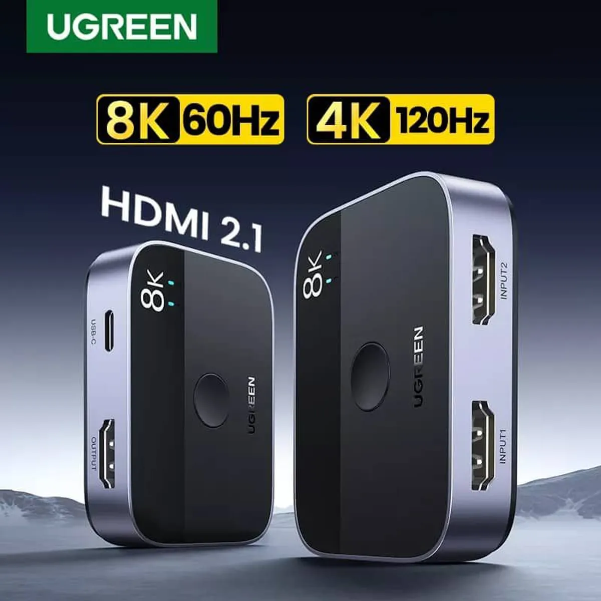 UGREEN - Divisor HDMI 2.1 8K Switch Splitter HDMI UGREEN