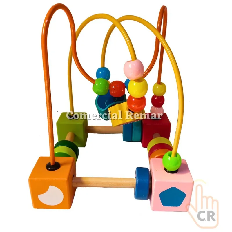 GENERICO - Circuito Laberinto Didáctico con Abaco y Figuras Geométricas