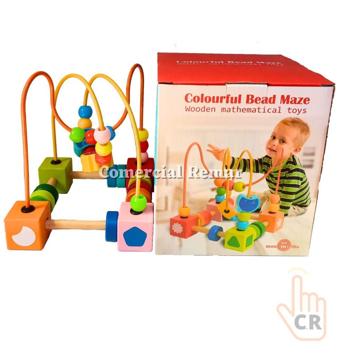 GENERICO - Circuito Laberinto Didáctico con Abaco y Figuras Geométricas