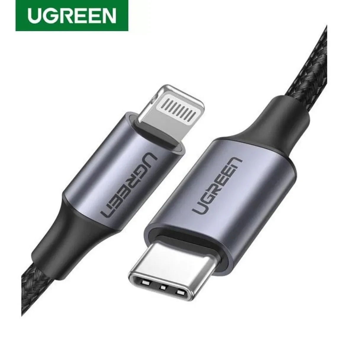 UGREEN - Cable Lightning Usb C 20w 2metros Certificado MFI Ugreen
