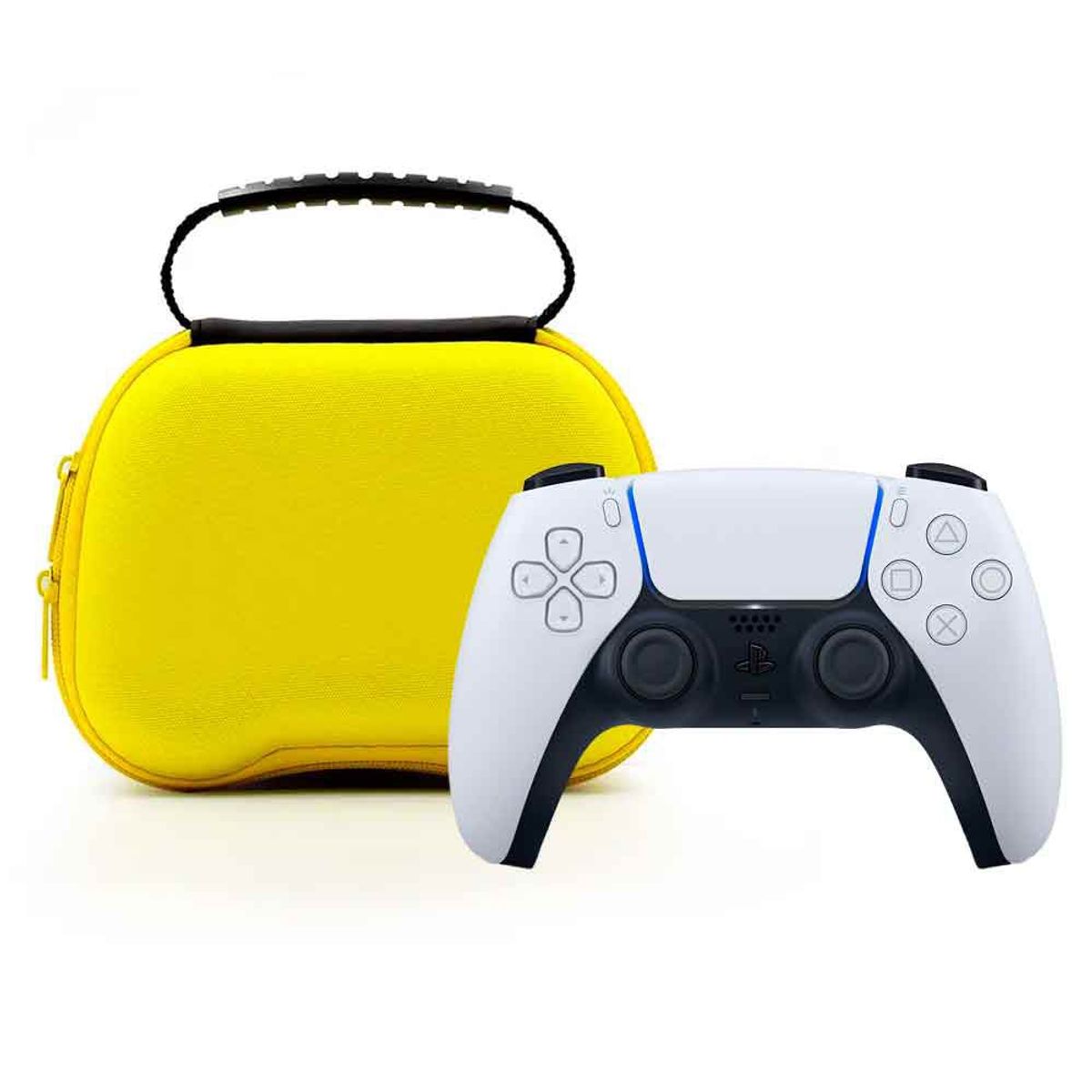 VARIOS - Estuche para Mandos PS5 PS4 Xbox Nintendo Switch Rígido Amarillo