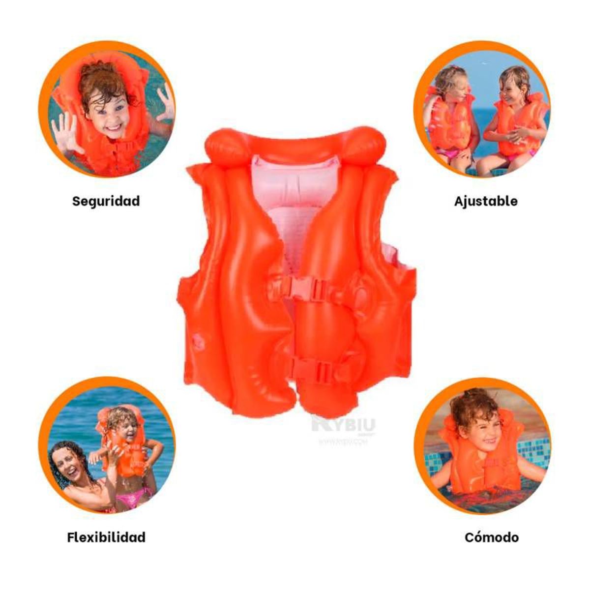 GENERICO - INTEX---Chaleco-Flotador-de-Natación-Deluxe