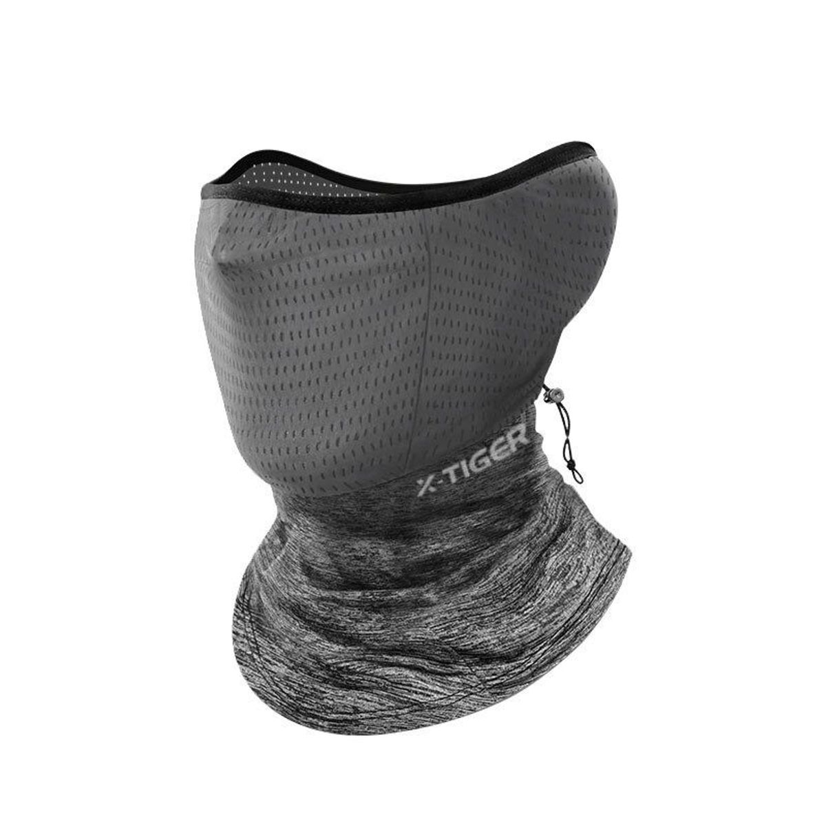 OEM - Pasamontaña X-TIGER DPMZ-24 Gris Ciclismo Cortaviento