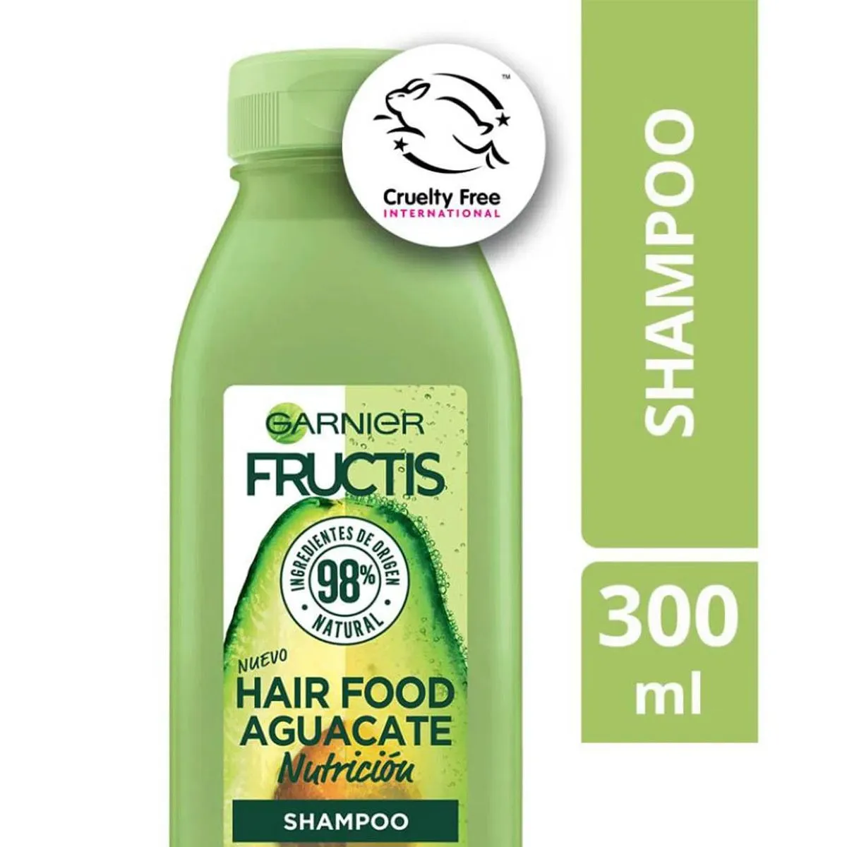 GARNIER - Fructis Hair Food Aguacate Shampoo Cabello Seco 300ml