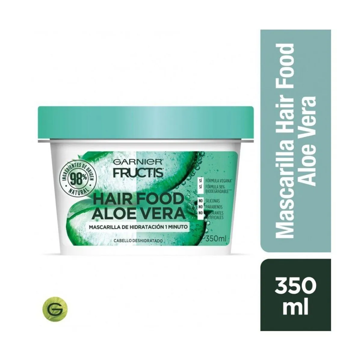 GARNIER - Mascarilla Capilar Aloe Vera Fructis Hair Food