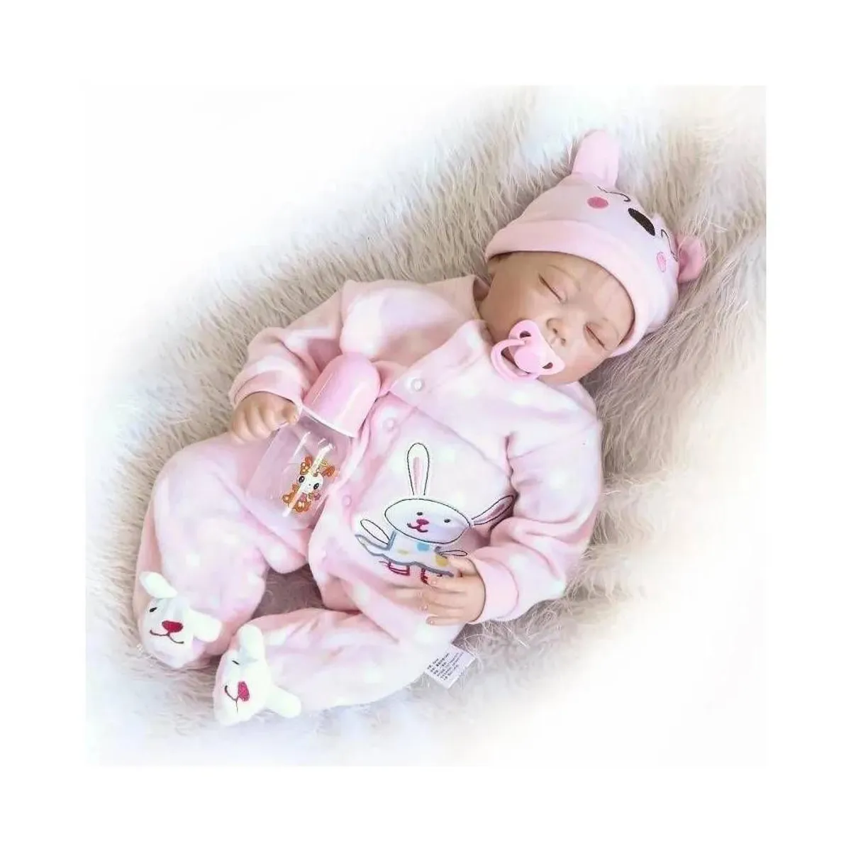 LIANYUN - Muñeca  Lianyun 55Cm Con Chupete Y Biberón