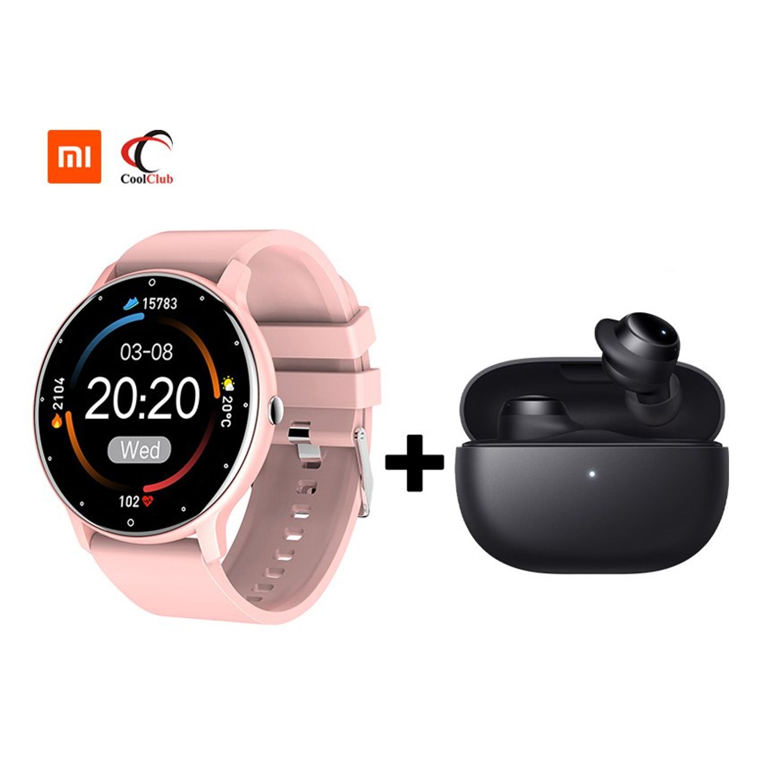 Audífonos Inalámbricos Reloj Xiaomi Con Auriculares Audífonos