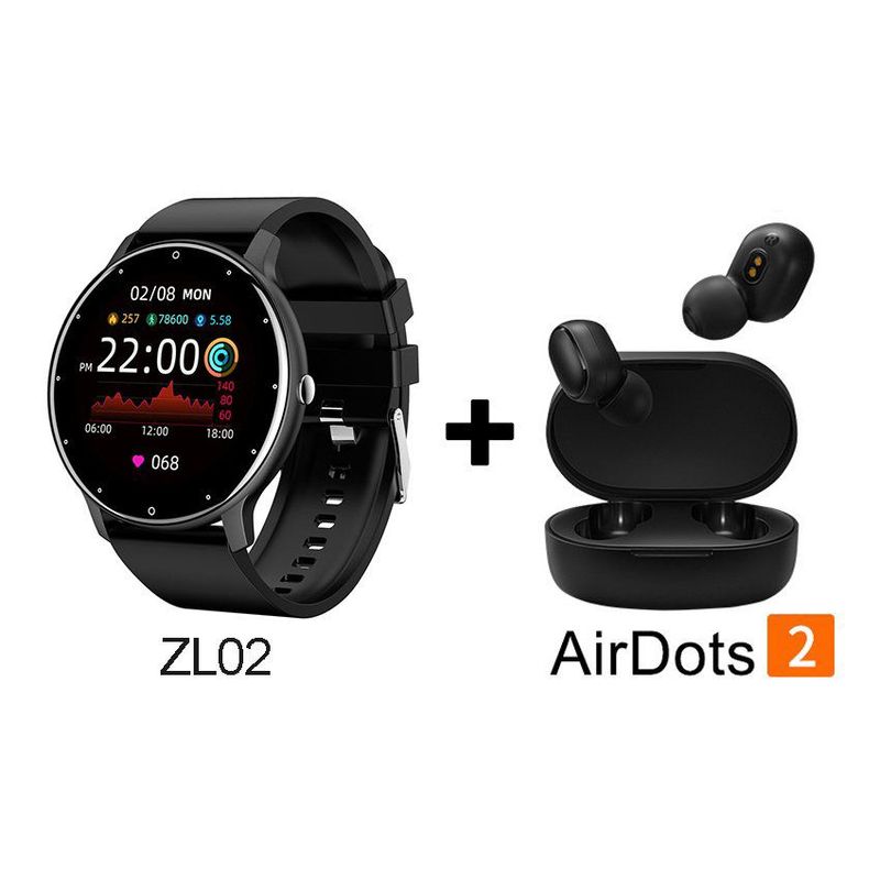 REDMI - Auriculares bluetooth xiaomi redmi airdots2 y reloj inteligente zl02d