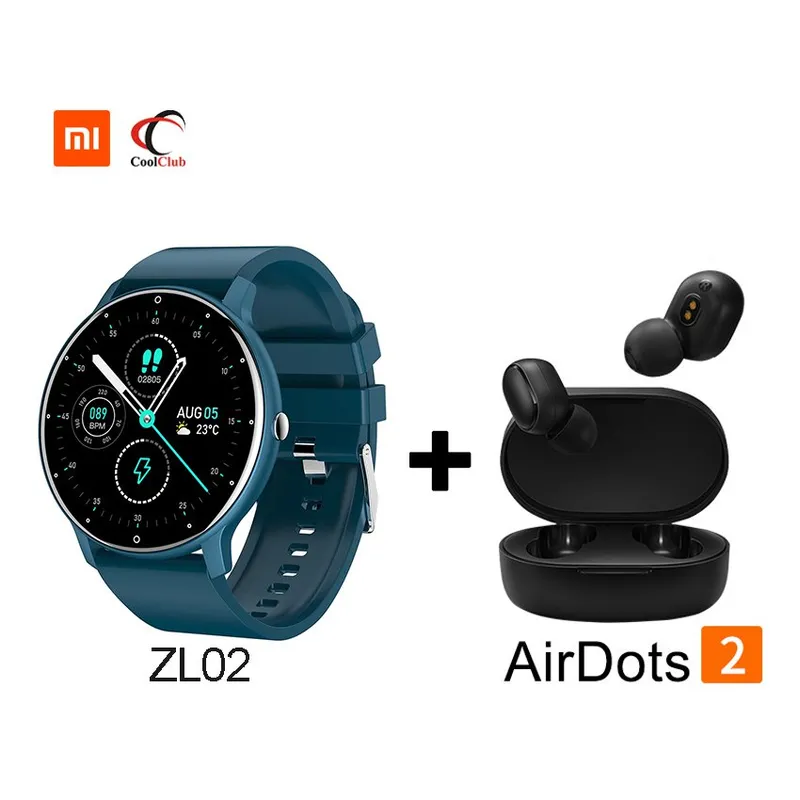 XIAOMI - Auriculares bluetooth xiaomi airdots2 y reloj inteligente zl02d