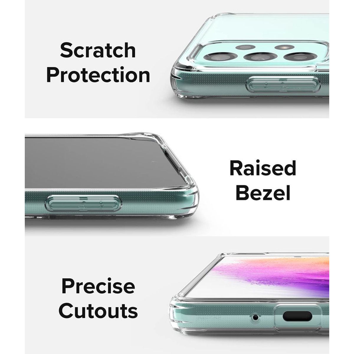 RINGKE - Case Ringke Fusion Galaxy A73 5G - Importado de USA