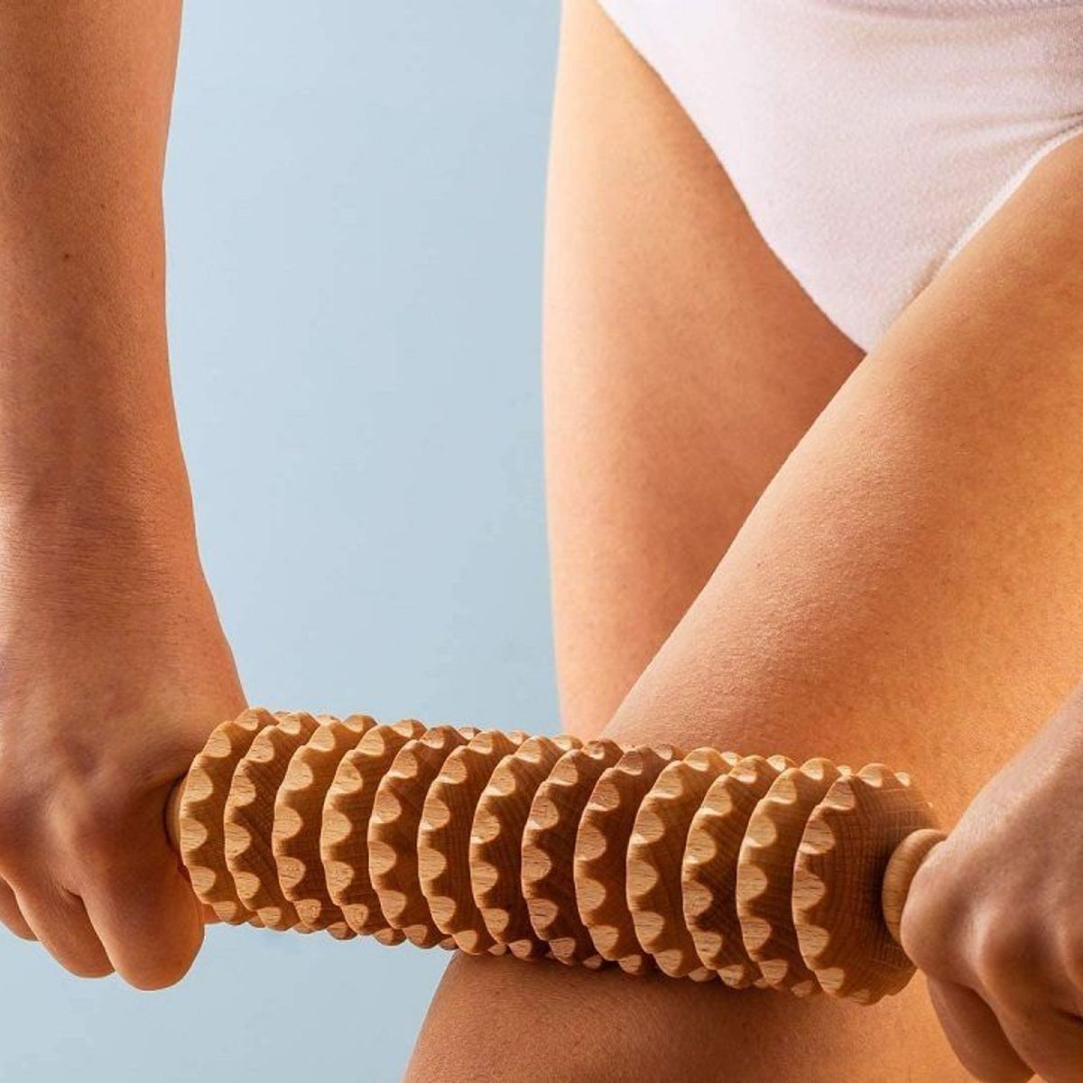 GENERICO - Rodillo de Madera para Masaje