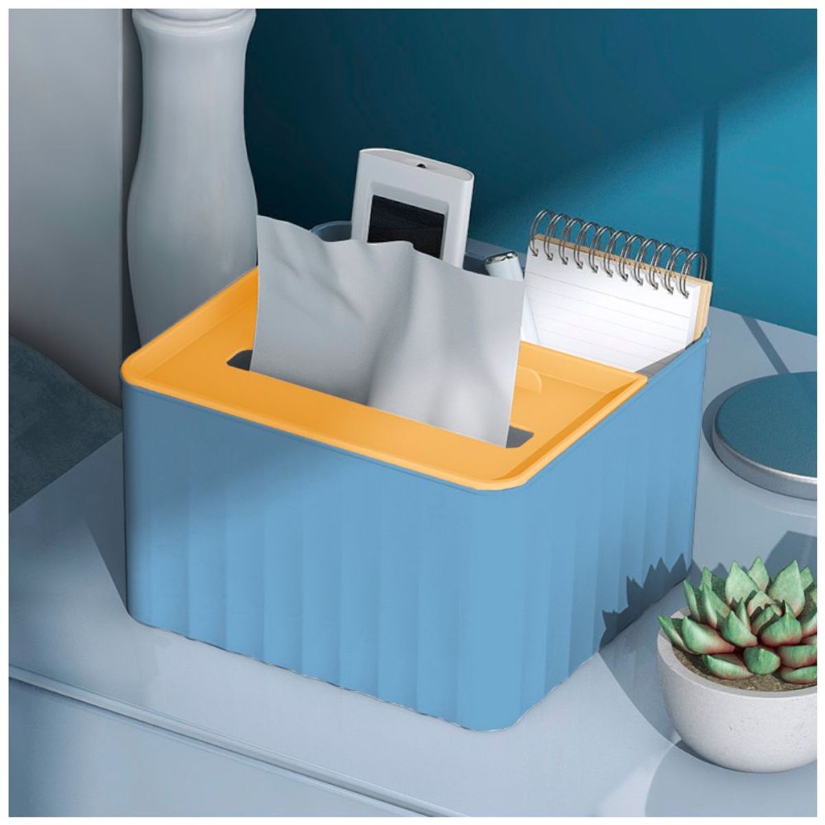 SASHIJA - Caja Organizador Escritorio Oficina Dispensador PapelR30 CL
