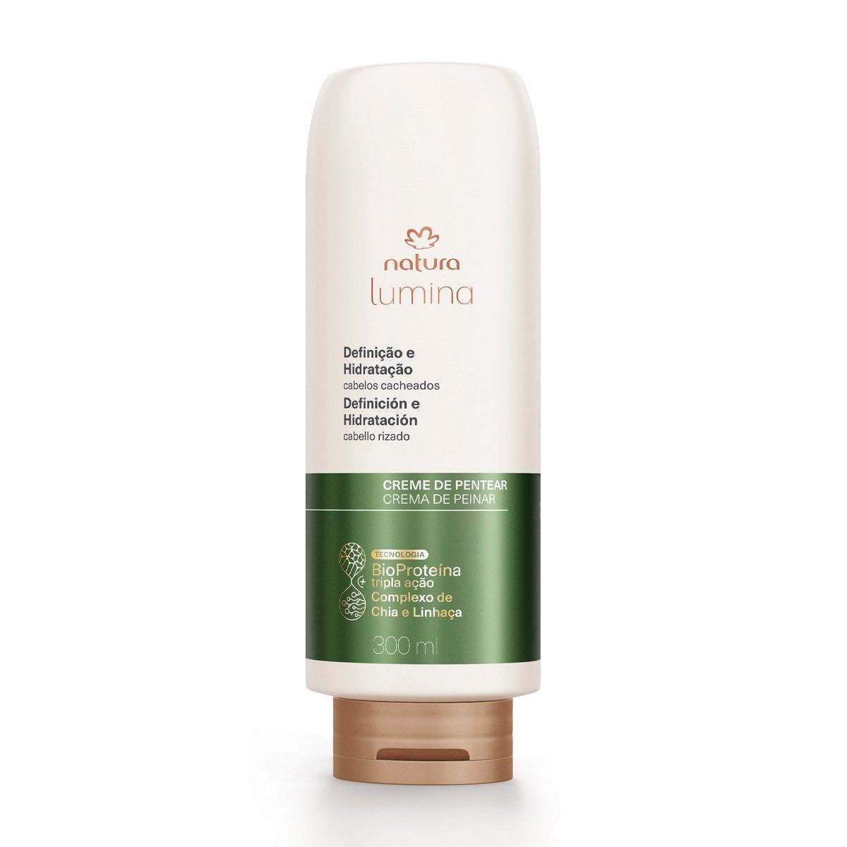 NATURA - Lumina Crema para peinar modeladora definición e hidratación Rizos 300 ml