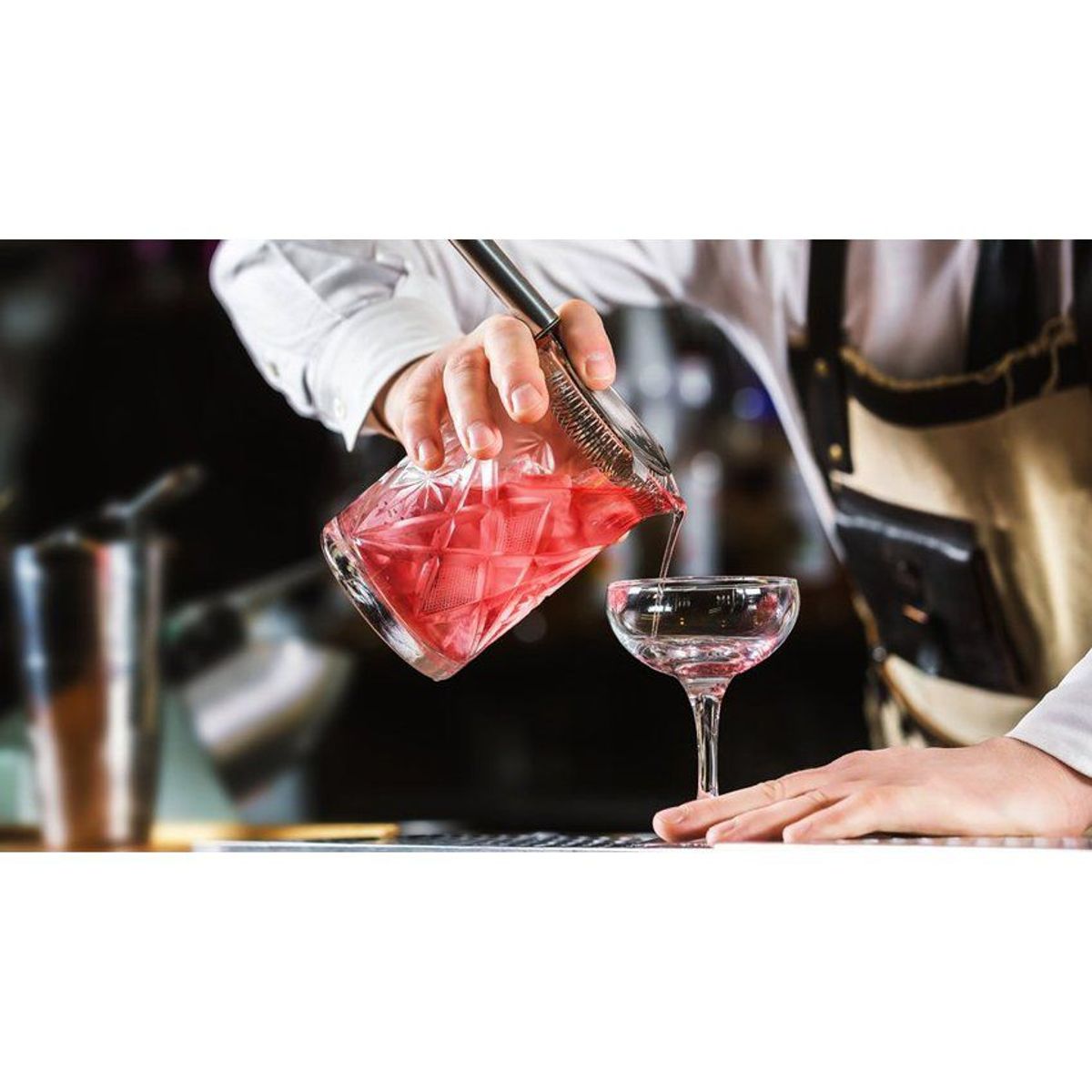 WINCO - Colador de gusanillo de 4 puntas de acero inoxidable