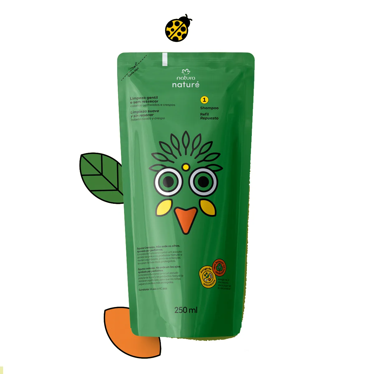 NATURA - Repuesto Shampoo Cabellos Rizados y Crespos Naturé