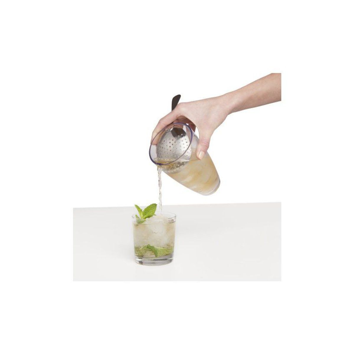 Colador Julep de acero inoxidable, marca WINCO - Foto 2
