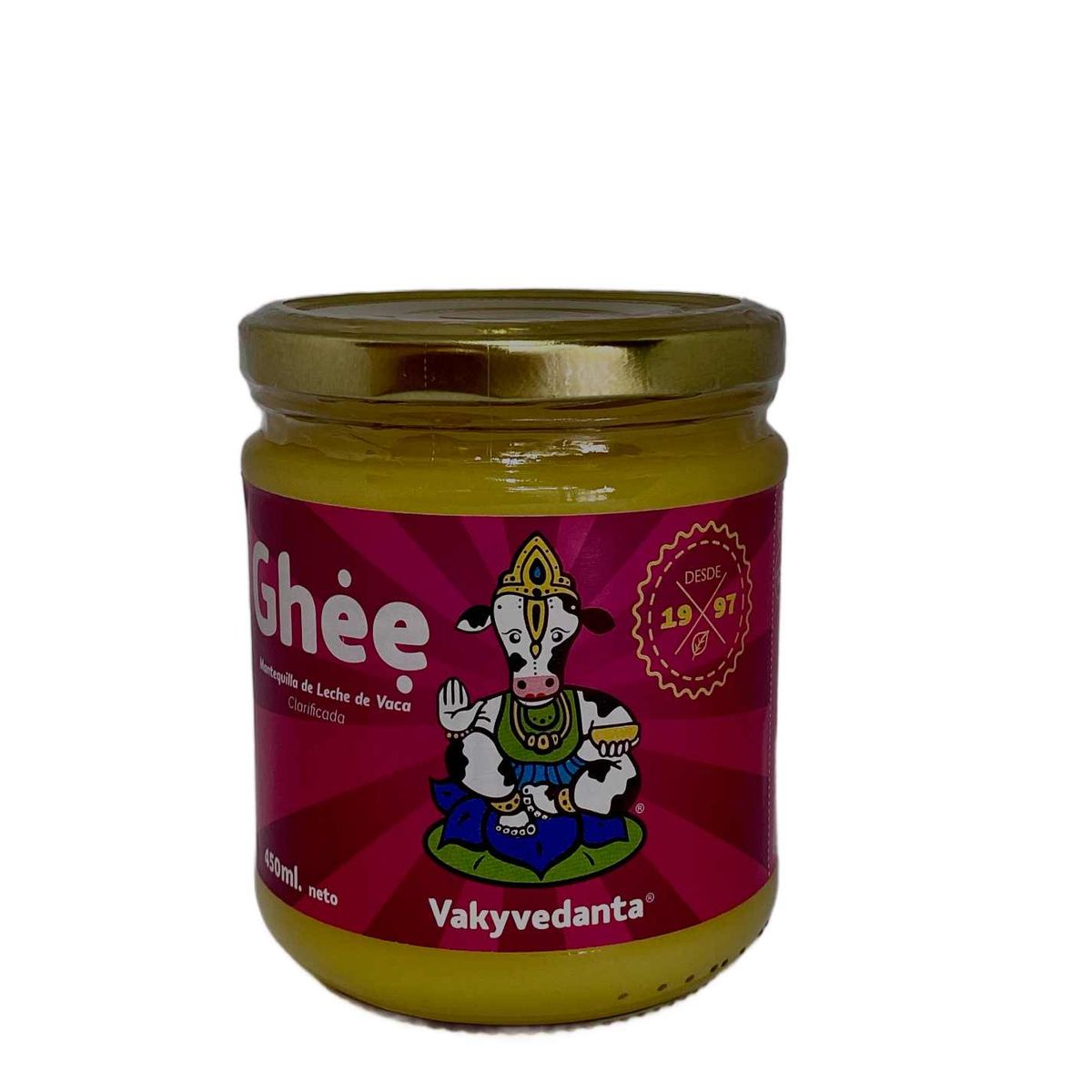 GENERICO - Mantequilla GHEE Vakyvedanta 395 g - 450 mL