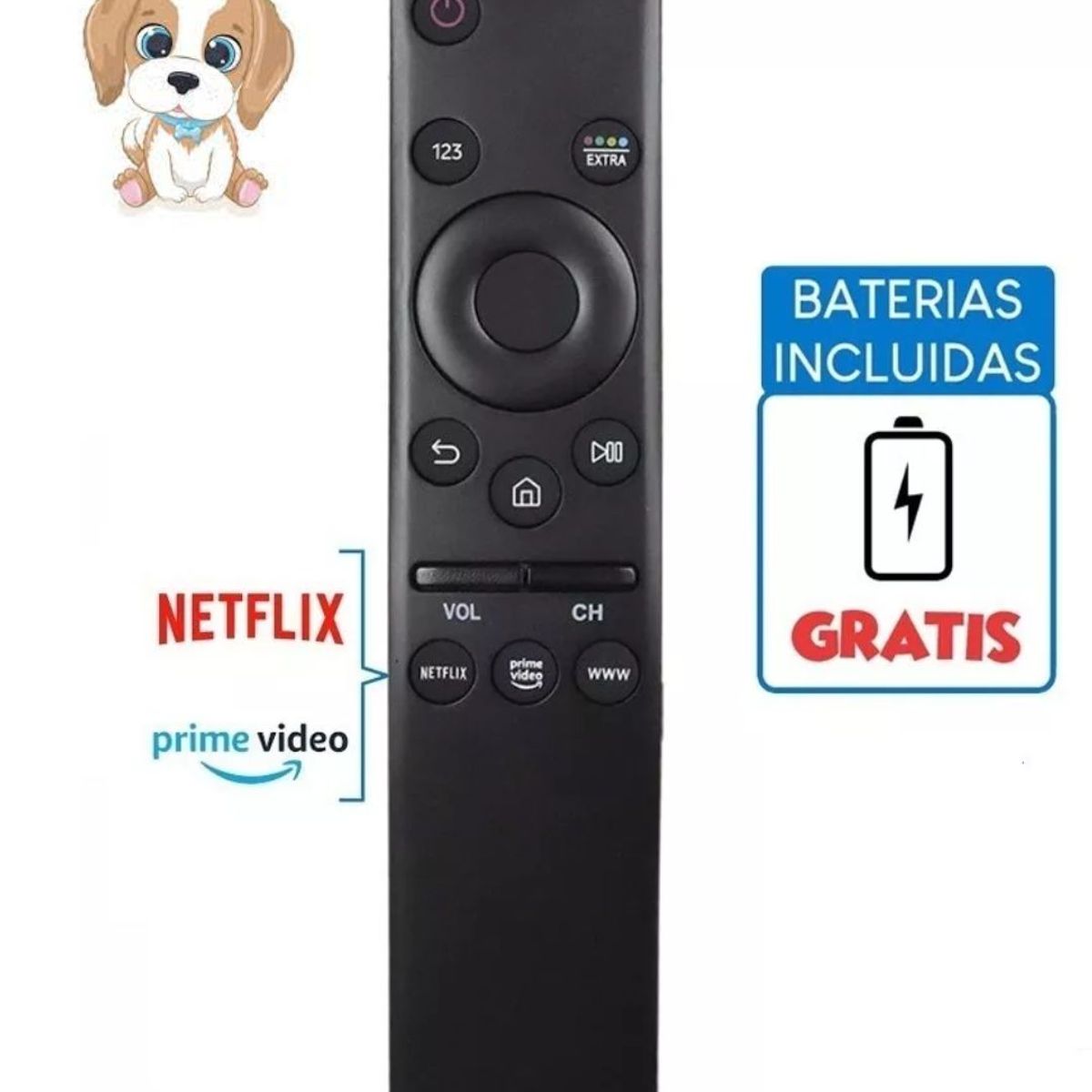 GENERICO - Control Remoto Para Samsung Smart Tv 4k Uhd Tv Series 678