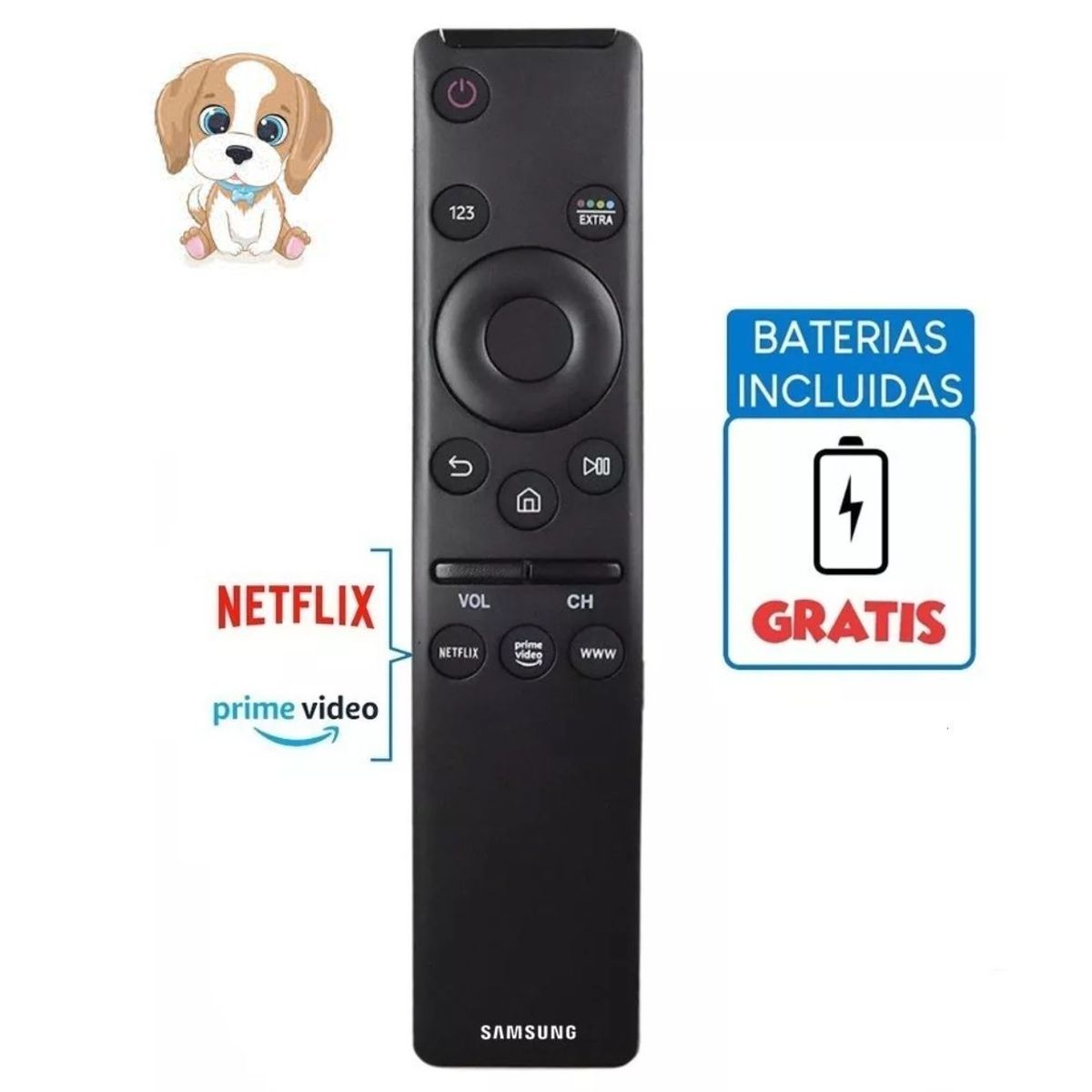 GENERICO - Control Remoto Para Samsung Smart Tv 4k Uhd Tv Series 678