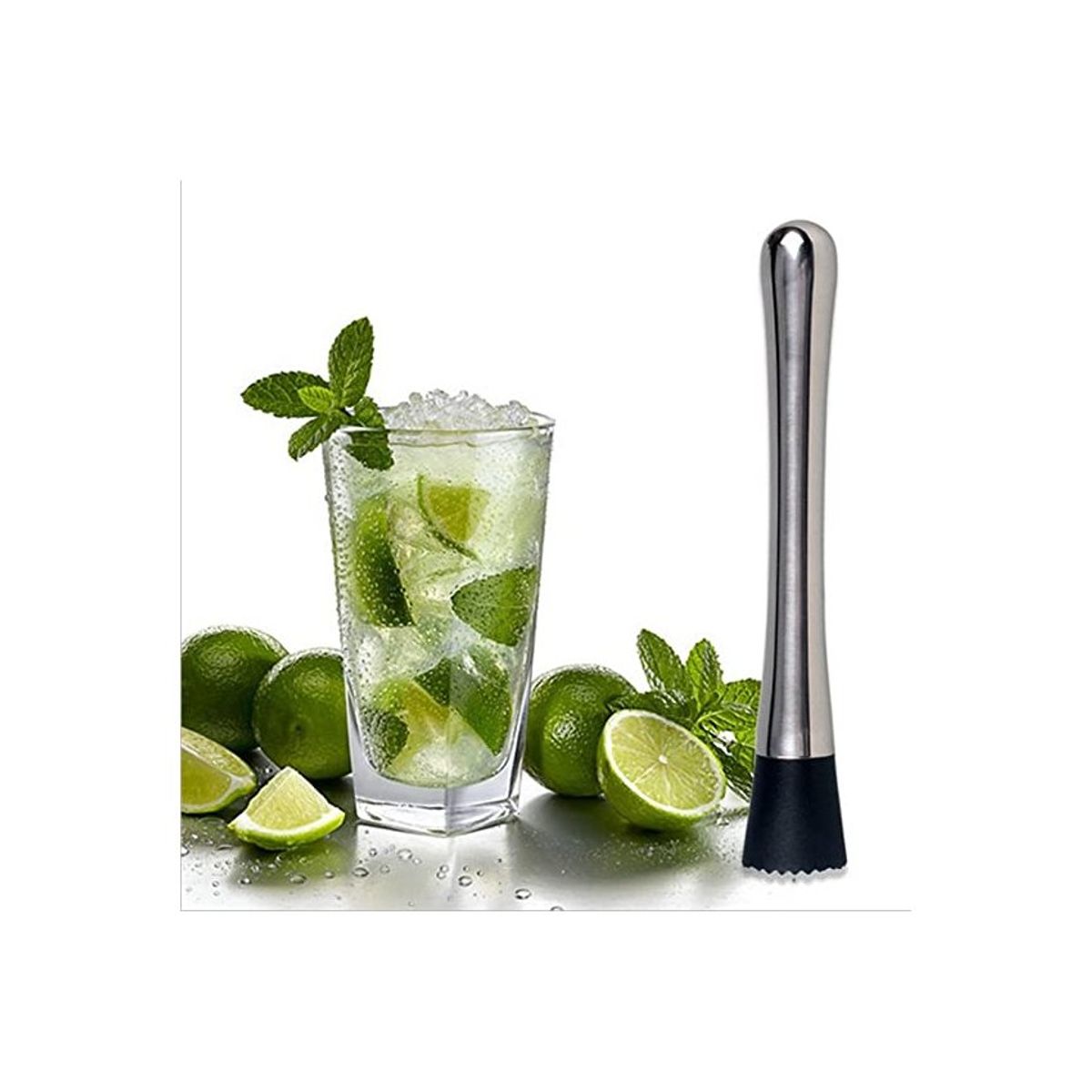 WINCO - Mortero de acero inoxidable para Bar y Cocina