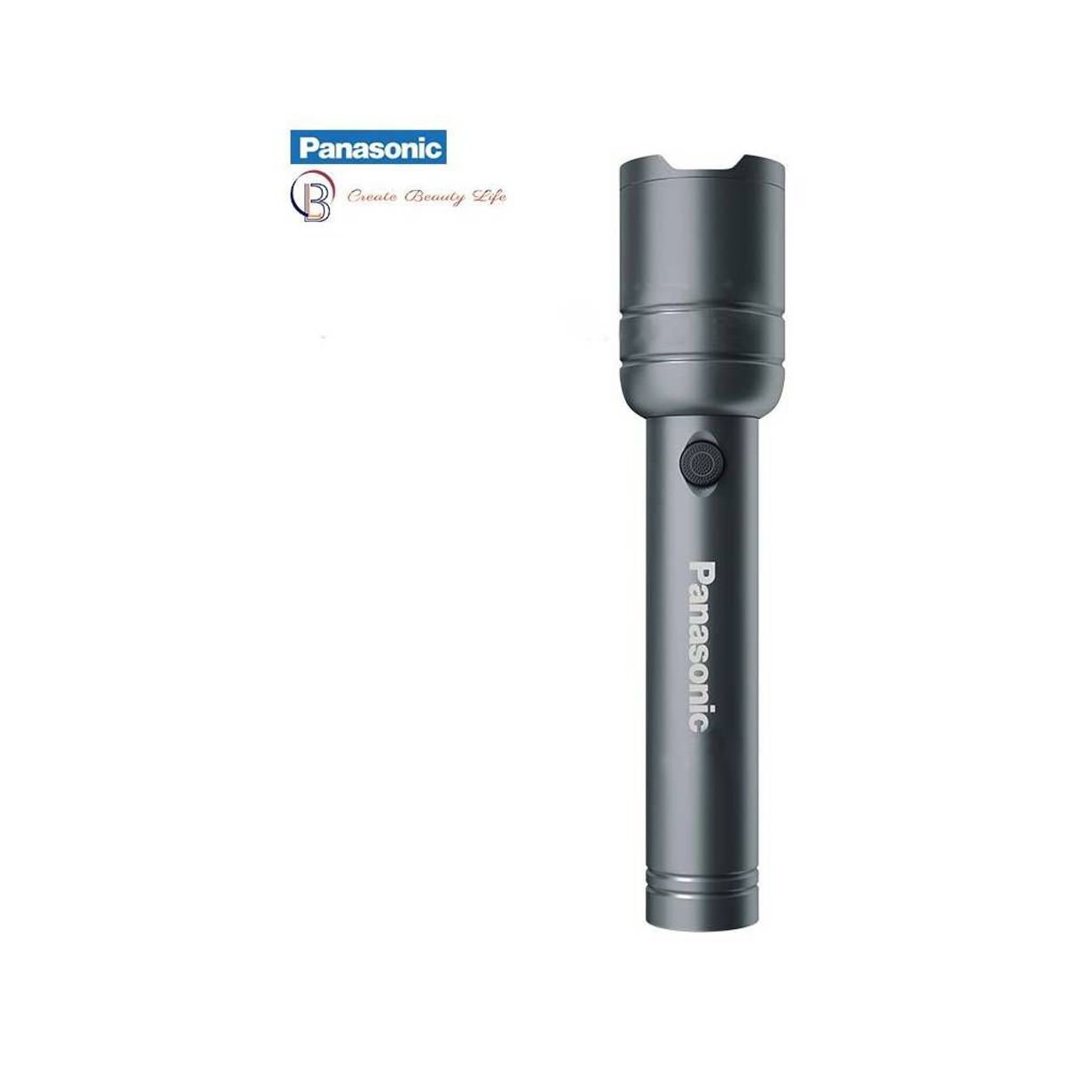 PANASONIC - Linterna de metal LED Recargable Panasonic