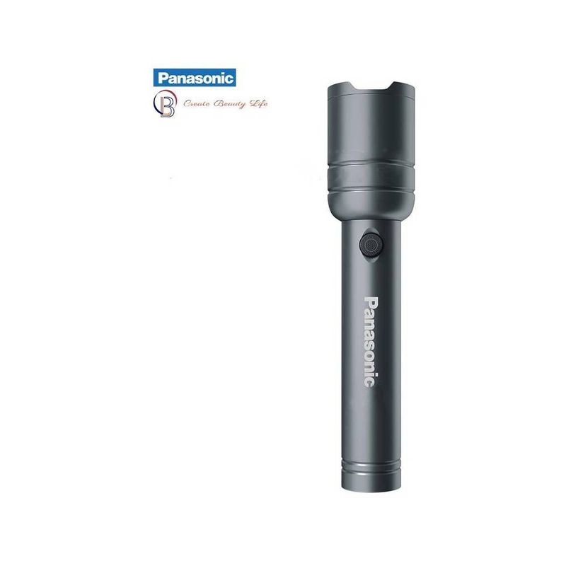 PANASONIC - Linterna de metal LED Recargable Panasonic