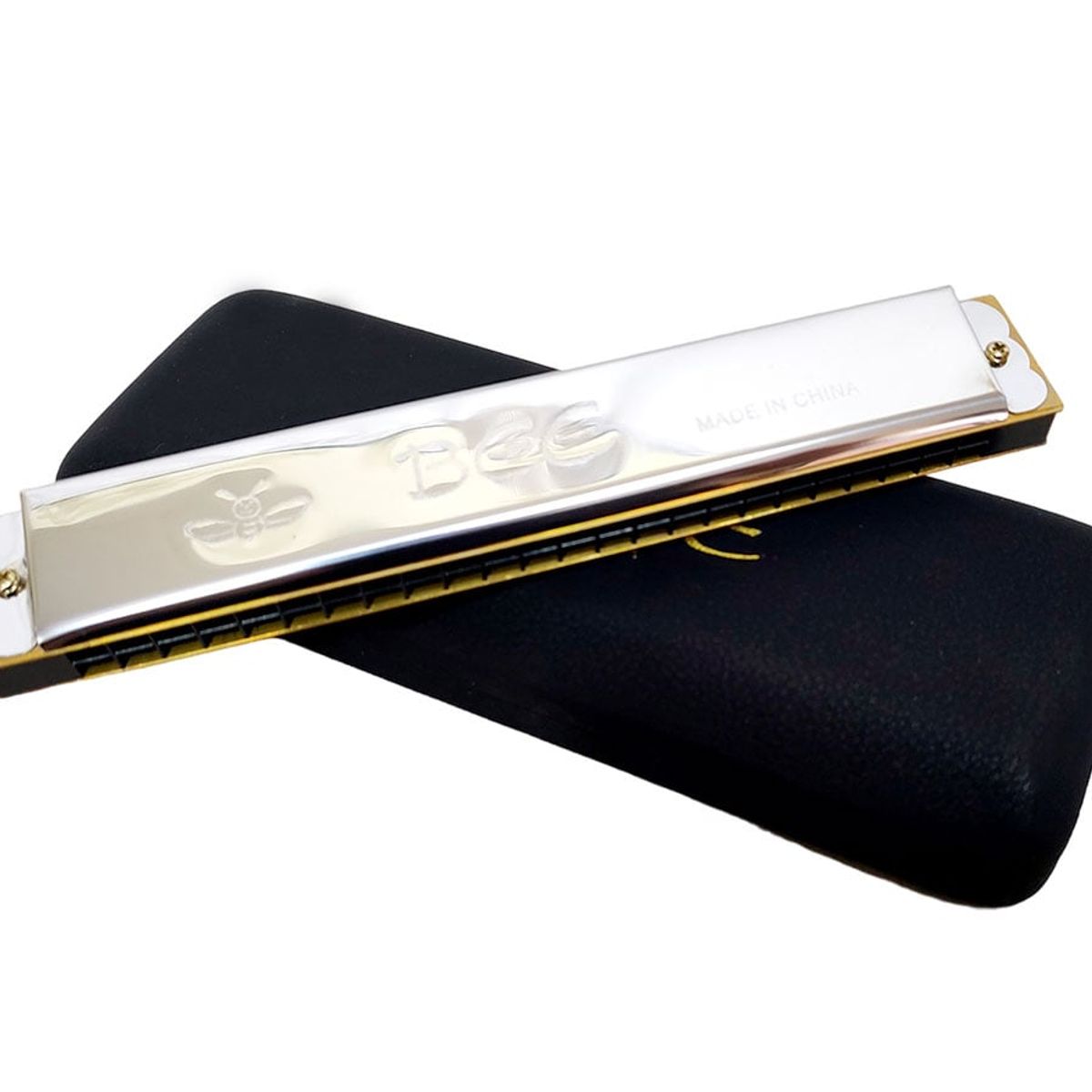 BEE - Bee - armonica tipo tremolo - plateado