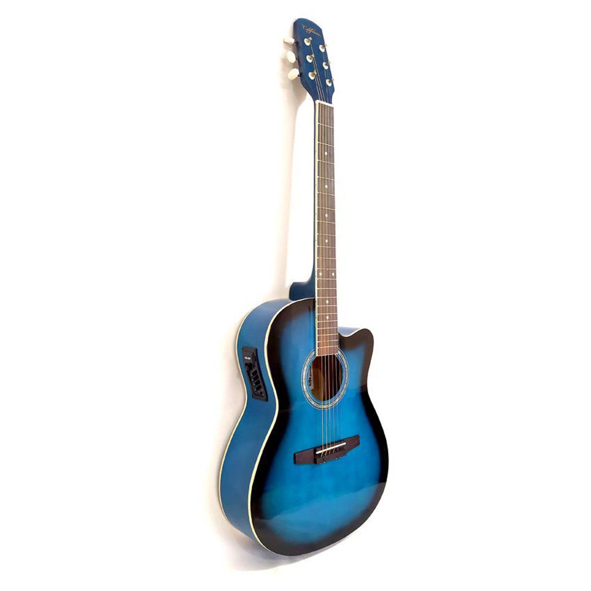CALIFORNIA - California - Guitarra Electroacustica 4 bandas - Azul.